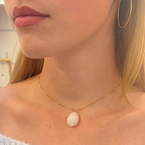 Moonstone Slider Necklace