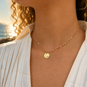 Starburst Enamel Necklace